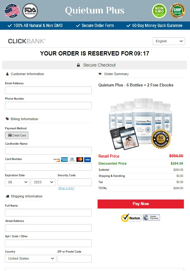 Ikaria Lean Belly Juice Quietum Plus - Order Page